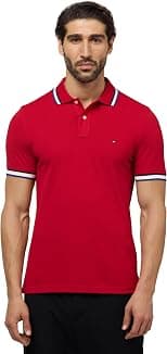 Tommy Hilfiger Mens Cuff interest slim f Polos (pack of 1) - دليلك لأفضل العروض
