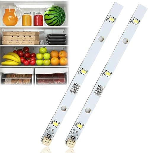 2 Piece LED Refrigerator Light for Gorenje RONGSHENG HISENSE Refrigerator E349766 MDDZ-162A 1629348, LED Light Bar, Replacement Refrigerator Lamp Compatible for KIFF5017, 5020 على Amazon.ae - متتبع الأسعار