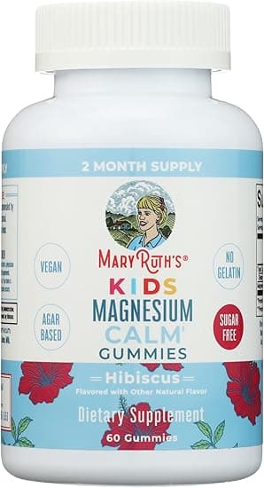 MaryRuth Organics Kids Magnesium Citrate Gummies by MaryRuth's | 2 Month Supply | Sugar-Free | Calm Magnesium Gummies for Kids 2+ | Bone Health | Calcium Absorption | Vegan | 60 Count on Amazon.ae - Price Tracker