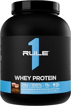 Rule 1 Whey Blend 100% Protein Powder Chocolate Peanut Butter 64 Servings 5.1 Lbs (2.27 kg) - Amazon.ae Price Tracker