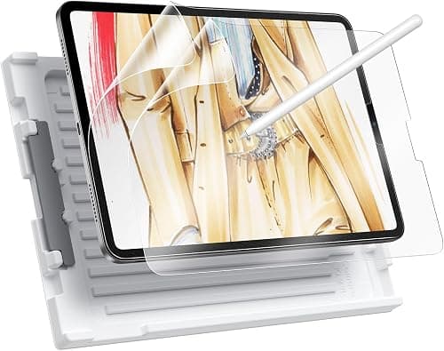 ESR 2-Pack Paper-Feel Screen Protector for iPad Pro 12.9 Inch | 2022/2021/2020/2018, Write and Draw Like on Paper, Scratch Protection with Easy Application Tray, Thin and Responsive on Amazon.ae - Price Tracker