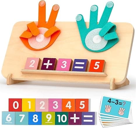 AM ANNA Kids Math Manipulatives Homeschool Supplies, Preschool Learning Toys for Toddlers 2-4 Years, Math Game Number Blocks Montessori Toys for 3 4 5 Year Old Boys Girls Preschool Kindergarten on Amazon.ae - Price Tracker