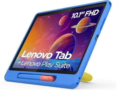 Lenovo Tab Tablet | 10.1 Inch Full HD Display | MediaTek G85 | 4GB RAM | 64GB eMMC | Android 14 | Luna Grey Tab Play Suite | Includes Kids Bumper and Pen on Amazon.ae - Price Tracker