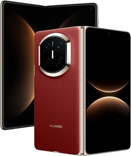 جوال ذكي X7 من هواوي ميت قابل للطي (16+512GB) أحمر - شاشة ال تي بي أو 8 بوصة 120 هرتز، زجاج كونلون ساعة (ووتش فيت 4 برو) + سماعات (فري بودز برو 4) + باقة عناية هواوي بلس الحصرية من أمازون لمدة عام على أمازون - دليلك لأفضل العروض