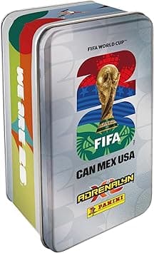 Panini Adrenalyn XL FIFA World Cup 2026 Official Trading Cards Collectible Football Card Game - Classic Tin (Assorted) on Amazon.ae - Price Tracker