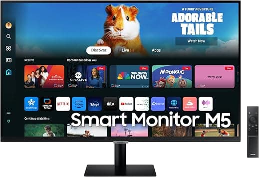 Samsung 27 inch M5 Black FHD Smart Monitor with Smart TV Apps, Gaming Hub, Multiple Ports (LS27DM500ENXGO) [Canada Version] (2024) - Amazon.ae Price Tracker