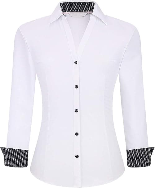 Alex Vando Womens Long Sleeve Button Down Shirt Women-03a on Amazon.ae - Price Tracker