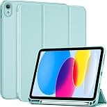 ProCase for iPad (A16) 11th Generation 11 Inch 2025/ iPad 10th Generation 10.9 Inch 2022 Case with Pencil Holder, Hybrid Cover with Soft TPU Back, Supports Touch ID, Auto Wake/Sleep -Aqua - Amazon.ae Price Tracker