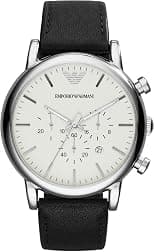 Emporio Armani Men's Chronograph, Stainless Steel Watch, 46mm case size - Best Deal Finder