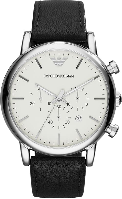 Emporio Armani Men's Chronograph, Stainless Steel Watch, 46mm case size on Amazon.ae - Price Tracker
