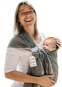 Hip Baby Wrap Ring Sling - Soft Cotton Baby Carrier for Infants & Toddlers 8-35 lbs for Moms & Dads - Nursing Cover (Midnight) on Amazon.ae - Price Tracker