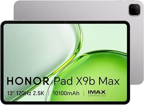 HONOR Pad X9b Max 13-Inch Tablet with 2.5K 120Hz Display, 4GB RAM+128GB, 10100mAh Battery with 45W Fast Charging, IMAX Enhanced, Quad Speakers, MagicOS 10, WiFi, Space Grey on Amazon.ae - Price Tracker