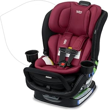 Britax Poplar S Convertible Car Seat, 2-in-1 Car Seat with Slim 17-Inch Design, ClickTight Technology, Ruby Onyx على Amazon.ae - متتبع الأسعار