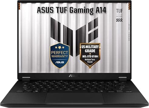 ASUS TUF Gaming A14 AI Laptop (Jaeger Gray) | 14"2.5K (2560 x 1600) 165Hz Display, AMD Ryzen AI MAX+ 392, 32GB RAM, 1TB SSD, AMD Radeon 8060S Graphics, Win11 [FA401EA-RG002W] على Amazon.ae - متتبع الأسعار