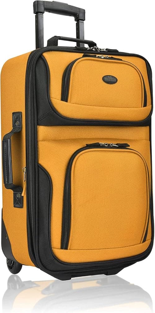 U.S. Traveler Rio Rugged Fabric Expandable Carry-on Luggage Set on Amazon.ae - Price Tracker