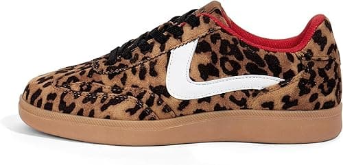 LUCKY STEP Women's Retro Fashion Sneakers Classic Casual Walking Shoes Non Slip Comfort Skate Shoes on Amazon.ae - Price Tracker