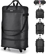 Hanke Suitcases with Wheels Expandable Foldable Luggage Bag Collapsible Rolling Travel Duffel Bag without Telescoping Handle - Amazon.ae Price Tracker