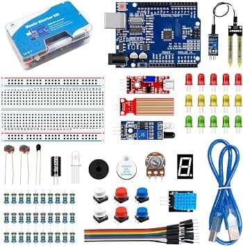 LAFVIN Basic Starter Kit with R3 CH340,Breadboard + Retail Box Compatible with Arduino IDE on Amazon.ae - Price Tracker