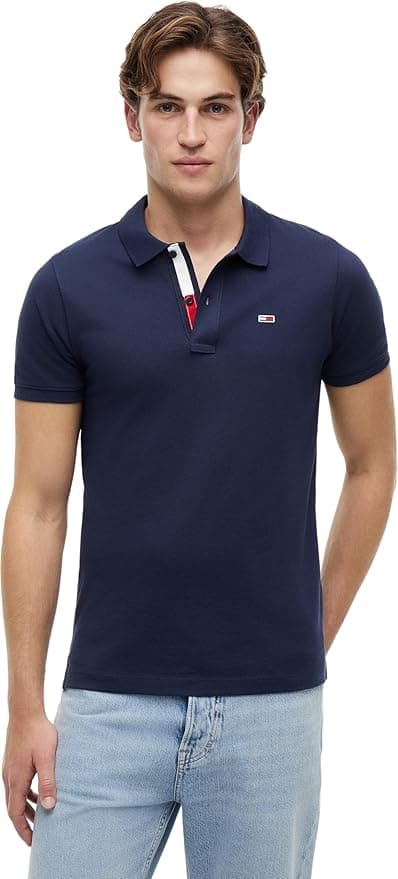 Tommy Jeans Men Tjm Slim Placket Polo Dm0dm15370 Polos (pack of 1) on Amazon.ae - Price Tracker