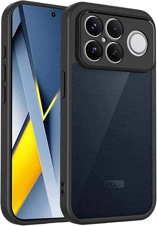 YUEQIAN Case for Xiaomi Poco F8 Ultra 5G, Translucent Protective Case, Shockproof Anti-Yellowing Ultra Slim Cover & Full Camera Protection على Amazon.ae - متتبع الأسعار