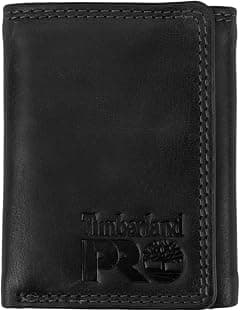 Timberland PRO Men's Leather RFID Trifold Wallet with Id Window - متتبع أسعار Amazon.sa