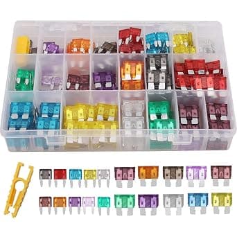 REVHQ Car Fuses Assortment Kit,Blade-Type RV Automotive Fuses,Standard and Mini Fuses Kit (2A/3A/5A/7.5A/10A/15A/20A/25A/30A/35A/40Amp),Replacement Fuses for Car,SUV,Auto,RV,Truck,Boat on Amazon.ae - Price Tracker