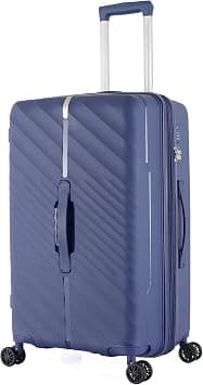 H.T Expandable Checked-Medium Luggage with Spinner Wheels, TSA Lock & Secure Zipper – Hard Shell Suitcase for 4–7 Day Travel (25", 78 Litre, Checked-Medium, Blue) on Amazon - Best Deal Finder