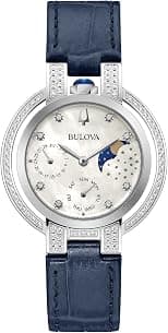 Bulova Ladies' Moon Phase Rubaiyat Diamond Watch - Best Deal Finder