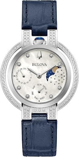 Bulova Ladies' Moon Phase Rubaiyat Diamond Watch - Best Deal Finder