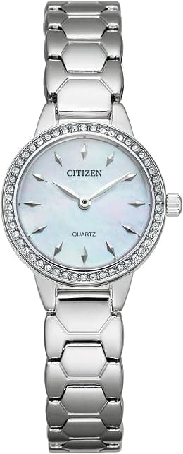 Citizen Quartz Womens Watch, Stainless Steel, Crystal - Best Deal Finder