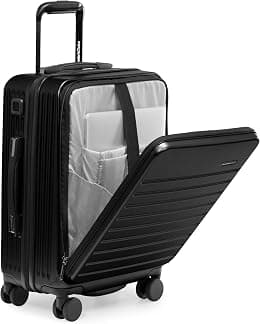 Traveler's Choice Front Pocket Polycarbonate Hardside Spinner Carry-on Luggage - Best Deal Finder