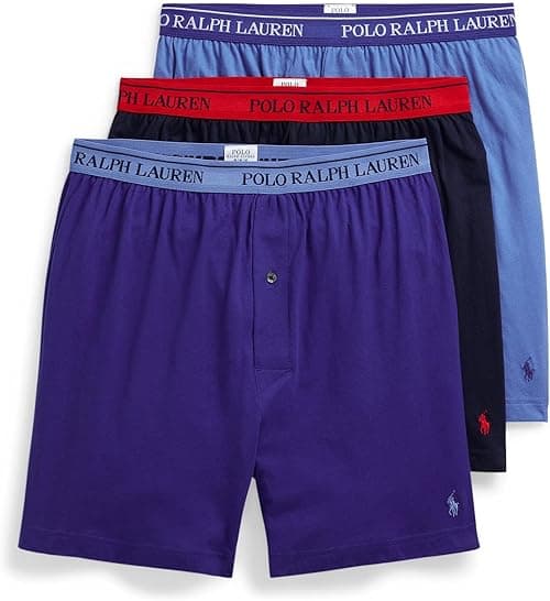 Polo Ralph Lauren Men's Classic Fit Knit Boxers 3 Pack on Amazon.ae - Price Tracker