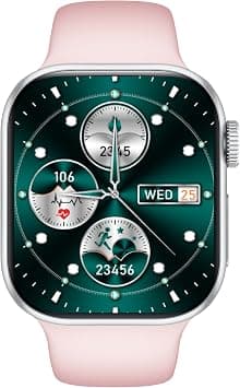 Hezire H-Watch Max Smartwatch with 2.01” High-Resolution Display, Bluetooth Calling, Voice Assistant, Water Resistant Fitness Tracker, Long Battery Life (Rose Gold) on Amazon.ae - Price Tracker
