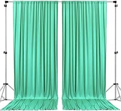 AK TRADING CO. 10 feet x 10 feet Tiffany IFR Polyester Backdrop Drapes Curtains Panels with Rod Pockets - Wedding Ceremony Party Home Window Decorations - Amazon.ae Price Tracker