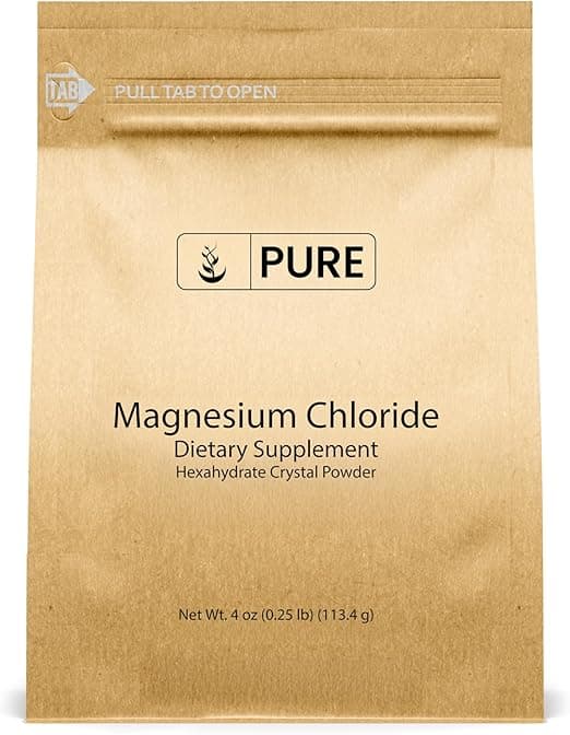 Pure Original Ingredients Magnesium Chloride (4oz) Oral Supplement, Crystal Powder, Magnesium Supplement, Food Grade on Amazon.ae - Price Tracker