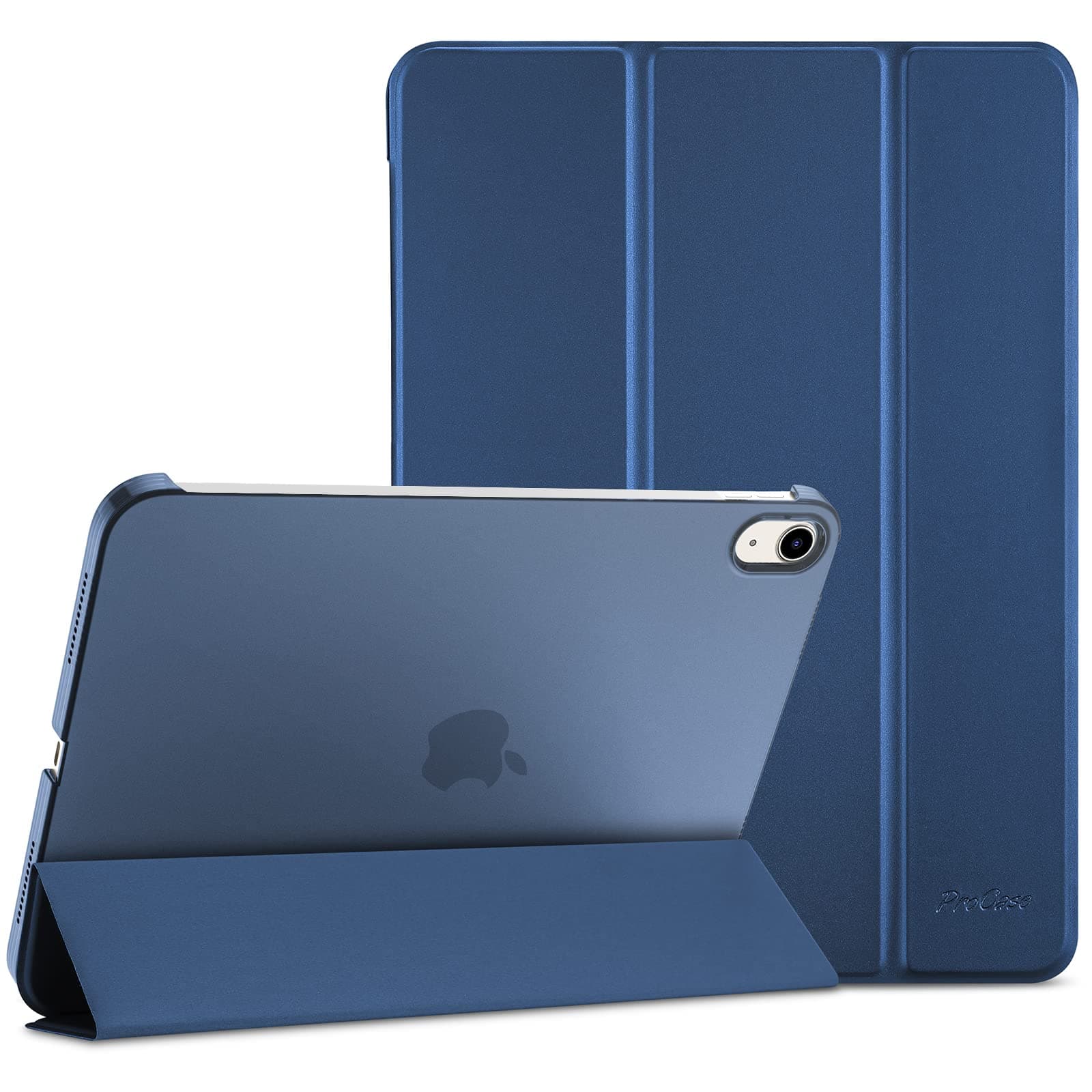ProCase for iPad (A16) 11th Generation 11 Inch 2025/ iPad 10th Generation 10.9 Inch 2022 Case, Slim Smart Cover With Translucent Hard Shell Back, Supports Touch ID, Auto Wake/Sleep -Navy on Amazon.ae - Price Tracker