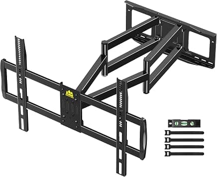 FORGING MOUNT Heavy Duty XXL Full Motion TV Wall Mount for 55-120 inch Extra Large TVs 98" 100",Holds 275 lbs, Max VESA 900x600, 42.9" Extension Long Arm TV Mount Swivel,Tilt,Preassembled,16-24” Studs على Amazon.ae - متتبع الأسعار