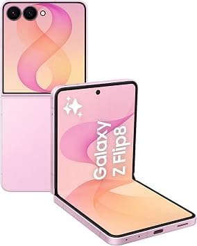 Samsung Galaxy Z Flip8 Pink, 512GB, Hands-free Selfie Camera, Now Brief, Customizable FlexWindow, 4300 mAh Battery, 12GB RAM, 2 Years Manufacturer Warranty (UAE Type Approved)(Amazon Exclusive) على Amazon.ae - متتبع الأسعار
