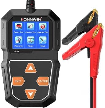KW218 6V 12V Car Battery Tester 100-2000 CCA Automotive Battery Load Tester Alternator and Charging Cranking System Tester Digital Auto Battery Analyzer for Car Truck Marine Motorcycle Boat - Amazon.ae Price Tracker