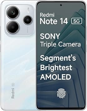 Redmi Note 14 5G | Global Debut MTK Dimensity 7025 Ultra | 2100 nits Segment Brightest 120Hz AMOLED | 50MP Sony LYT 600 OIS+EIS Triple Camera (White, 256, GB, 8, GB) on Amazon.ae - Price Tracker