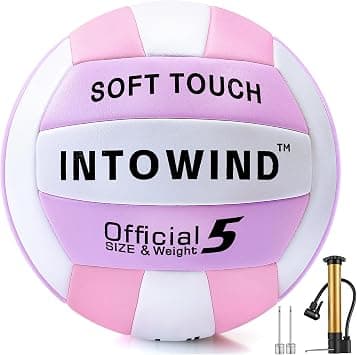 Volleyball Beach Volleyball Soft Touch Volleyballs Outdoor Indoor Volleyballs Beach Park Gym Games Training Volleyball Official Size 5 - Best Deal Finder