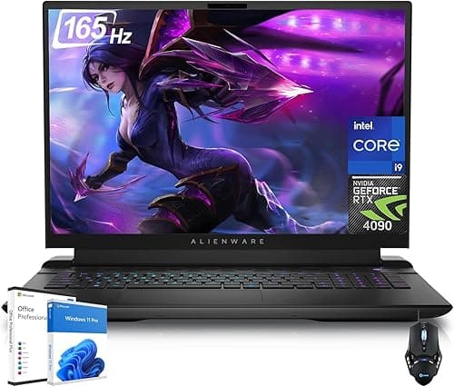 Dell Alienware M18 R2 Gaming Laptop, 18" QHD+ 165Hz, Intel i9 14900HX, GeForce RTX 4090, 64 GB DDR5, 2 TB SSD, WiFi6, Backlit KB, Windows 11 Pro on Amazon.ae - Price Tracker