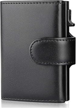 Aluminum Credit Card Wallet MultifunctionalBlocking Trifold Smart Men Wallets Leather Slim with Coin Pocket Card Wallets For Women, on Amazon.ae - Price Tracker