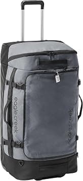 Eagle Creek Cargo Hauler XT Wheeled Duffel - Wheeled Backpack Duffel - Deployable Backpack Straps - Lockable U-Lid & Easy Access Compartment - 32" - Charcoal - Amazon.ae Price Tracker