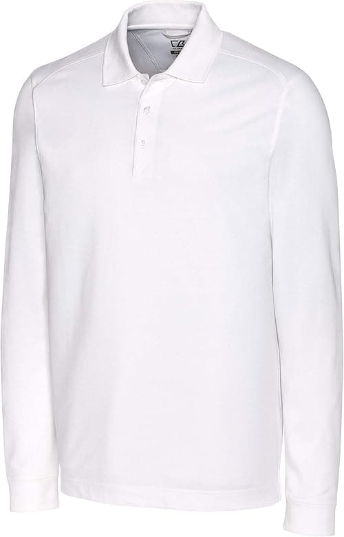 Cutter & Buck Men's 35+UPF, Long Sleeve Advantage Polo Shirt on Amazon.ae - Price Tracker