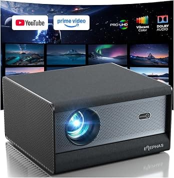 ELEPHAS Smart 4K Projector with WiFi and Bluetooth - Compatible with Netflix, Prime Video, YouTube, Dust-Proof Sealed, Dolby Audio, Auto Focus & Keystone PRO UHD HDR 10+ Video Projector | 2000 ANSI Lumens, Compatible with Netflix/Prime Video/YouTube, Auto Focus & Keystone, Dust-Proof Sealed, Dolby Audio on Amazon.ae - Price Tracker