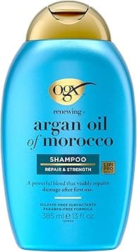 OGX Renewing +Cold-Pressed Argan Oil of Morocco Hydrating Hair Shampoo, Help Moisturize, Soften & Strengthen Hair, Paraben-Free with Sulfate-Free Surfactants, 13 fl oz on Amazon.ae - Price Tracker