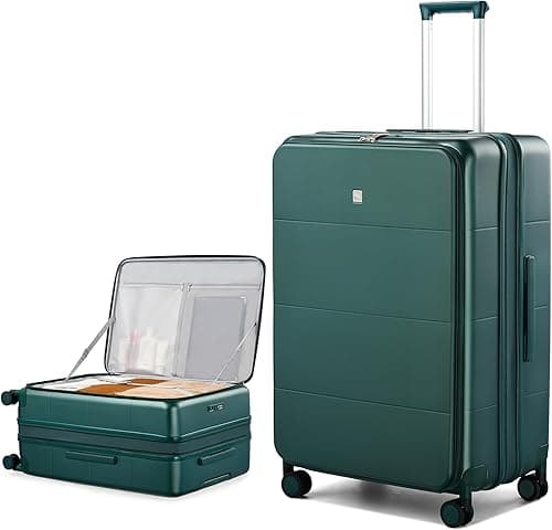 Hanke Luggage Suitcase with Wide Handle, Durable PC Hardside 20 inch Carry On Luggage 24 Inch Travel Suitcase with Spinner Wheels & TSA Lock for Men Women on Amazon.ae - Price Tracker