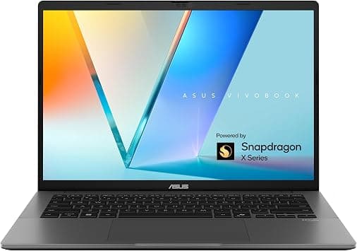 ASUS Vivobook S S3407QA-KP014W Snapdragon X - X1-26-100/16GB/1TB SSD/Qualcomm UMA/14.0 FHD (1920 x 1200) OLED/WIN11 HOME/GRAY on Amazon.ae - Price Tracker