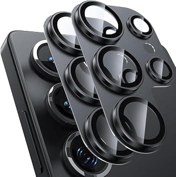 Aputue Camera Lens Protector, compatible with Samsung Galaxy S25 Ultra, Metal Frame Tempered Glass, Anti-Scratch Impact Resistant, HD Clear Hydrophobic Oleophobic Coating, Easy Installation Kit on Amazon.ae - Price Tracker